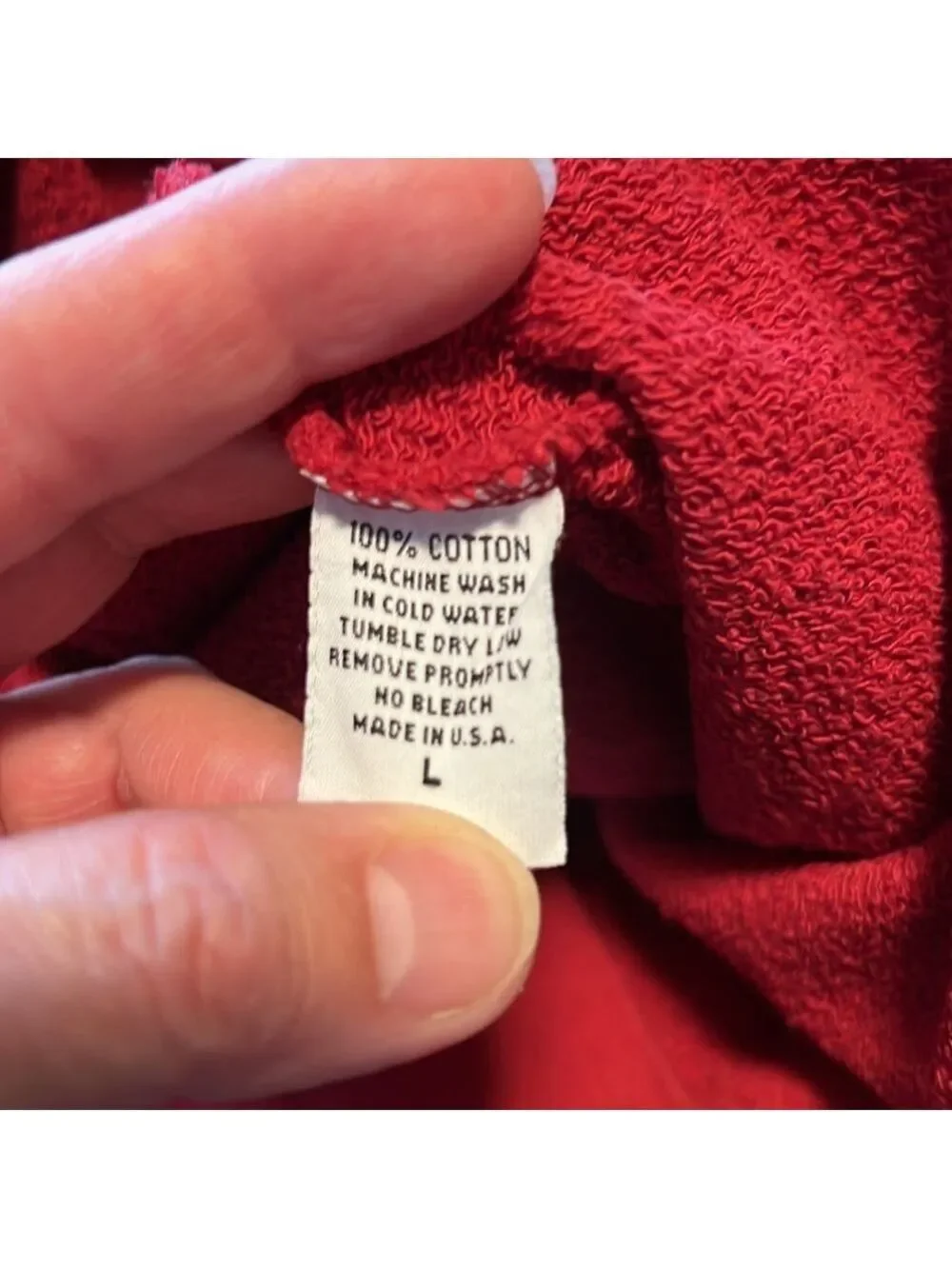 True Religion Red sweatshirt Size Large